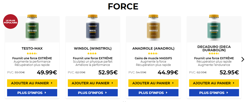 achat steroides Tren Tabs 1 mg